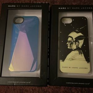 Marc By Marc Jacob I-Phone compatible with I-Phone 5 & 5s (2 pk)